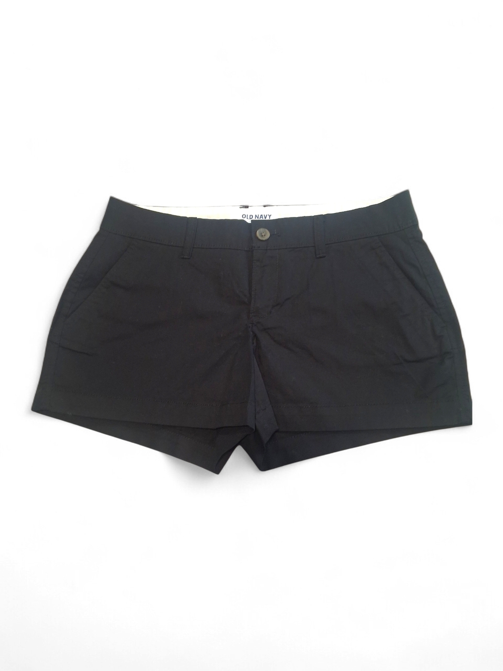 Old Navy Black Chino Shorts Womens Size 2